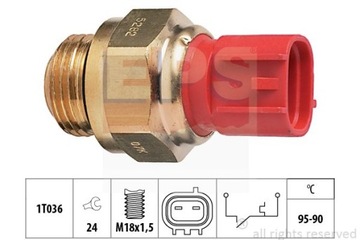 EPS 1.850.282 PŘEPÍNAČ TERMICKÝ VENTILÁTOR CHLADIČŮ