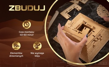 ESC WELT Pyramid Constructor 3D для взрослых - деревянные головоломки 3 в 1