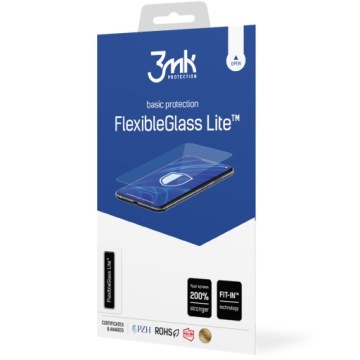 КОМПЛЕКТ 2x ГИБРИДНЫХ СТЕКЛА ДЛЯ ЭКРАНА 3MK FLEXIBLEGLASS LITE ДЛЯ THERMOMIX TM6