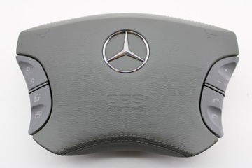 MERCEDES CL W215 1999-2006 PODUSZKA POWIETRZNA AIRBAG KIEROWCY SZARA SKÓRA