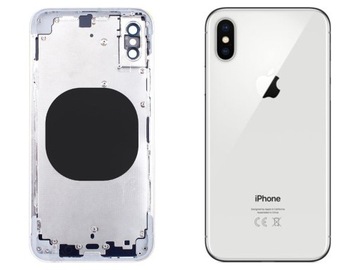 iPhone Xs Korpus Ramka Obudowa Tył Silver