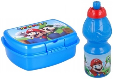 ŚNIADANIÓWKA + BIDON Lunch Box SUPER MARIO
