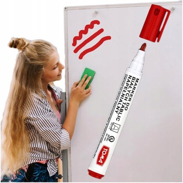 TOMA DO TABLICY SUCHOŚCIERALNEJ MARKER CZERWONY