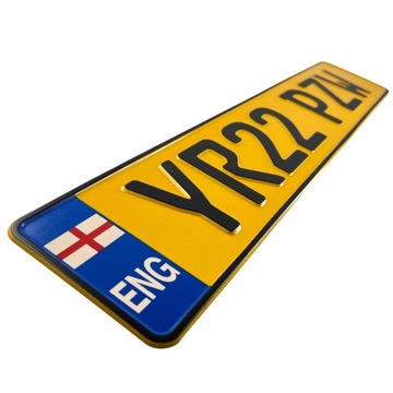 Tablica Angielska do ramki rejestracyjne