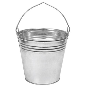 POLAX WIADRO BUDOWLANE OCYNKOWANE METALOWE 12L 1SZT