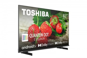 Телевизор QLED 43 дюйма TOSHIBA 43QA5D63DG 4K UHD Android TV Smart TV HDR