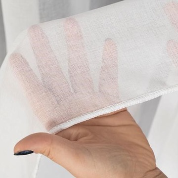 Готовая, гладкая штора из этамина, 270х400.