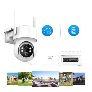 KAMERA SOLARNA ZEWNĘTRZNA OBROTOWA IP WIFI 4MPX FULL HD+ DO MONITORINGU