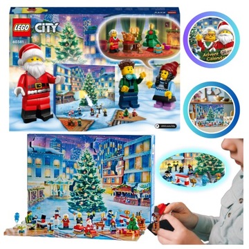 LEGO CITY KALENDARZ ADWENTOWY ZESTAW 2023 R. NOWOŚĆ FIGURKI PREZENT XXL