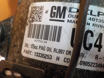 ASTRA J ZAFIRA C 2.0 CDTI 13R KOMPRESOR KLIMATIZACE 13335253 401351739