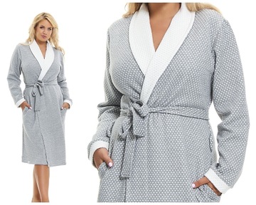 -M- Doctor nap szlafrok długi 9276 ciemnoszary