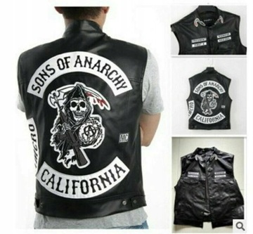 Sons Of Anarchy Jacket Męska kamizelka motocyklowa
