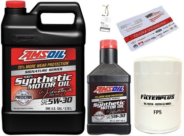 AMSOIL 5W30 4,7L + FILTR SUBURBAN 5,7 1996-1999