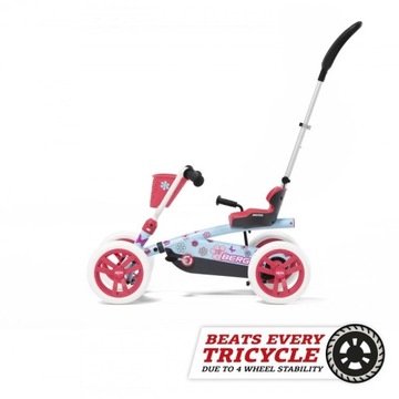 BERG Gokart na Pedały Rowerek 2w1 Buzzy Bloom