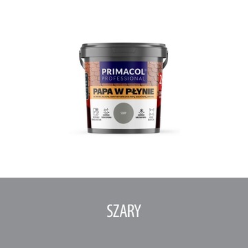 Papa w płynie szary 1 kg Primacol Na Beton Blachę Gont Papę Drewno