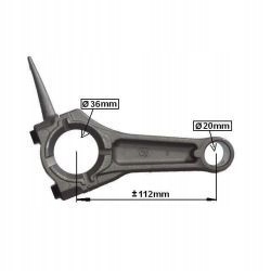 KORBOWÓD HONDA GX340, GX390 Zongshen 188F oryginał Zongshen