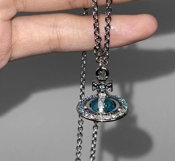 Детское ожерелье, большая планета Сатурн, аниме Нана, синее