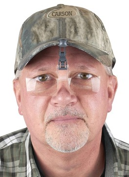 Lupa na czapkę Carson VisorMag 2x / +4,0 Dioptrie Clip-On Magnifier