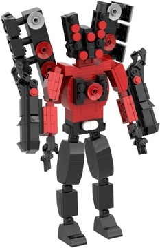 FIGURA TITAN SPEAKERMAN ZESTAW KLOCKÓW BUDOWLANYCH SKIBIDI