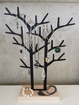 Декоративная подставка для украшений, металлическое дерево, 32 см, дуб ЛОФТ