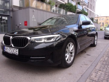 BMW Seria 5 G30-G31 Limuzyna Facelifting 2.0 518d 150KM 2021 BMW 518 D Salon PL, zdjęcie 1