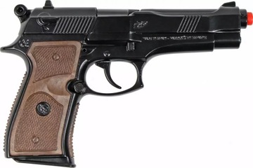 METALOWY Pistolet na kapiszony Atrapa replika