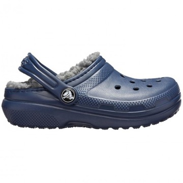 Chodaki dla dzieci Crocs Lined Clog granatowe 207009 459 22-23