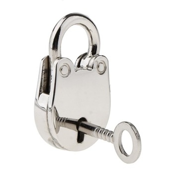 3x Vintage Kłódka z uroczym kotem Mini Pad Lock Walizka, skarbonka,