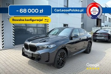 BMW X6 G06 SUV Facelifting 3.0 30d 298KM 2025 BMW X6 298KM xDrive Polski salon Duzy rabat Dowolna konfiguracja 3.0