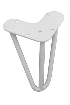 NOGA METALOWA HAIRPIN LEGS 15 cm BIAŁA