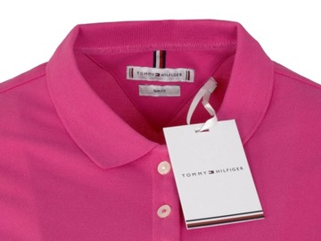 TOMMY HILFIGER polo damskie, różowy, M