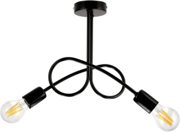 SUFITOWA LAMPA WISZĄCA NOWOCZESNA LOFT 2xE27