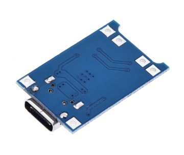Модуль BMS, зарядное устройство для литий-ионных аккумуляторов 18650 TP4056 USB-C 5V 1A / 0032