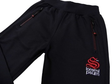 SPODNIE dresowe suwaki 2912 POWER 32zł.brutto