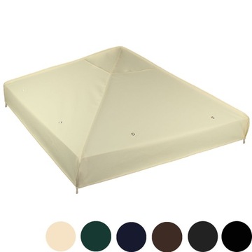 Poszycie Dach Pawilon Namiot Ogrodowy 3x3 Antracy