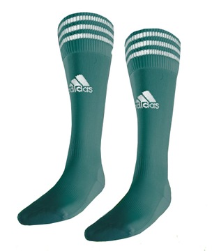 Getry piłkarskie ADIDAS r.4 (43-45) ziel z paskami