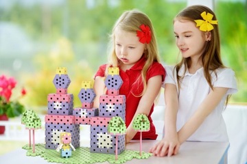 MELI BRICKS Базовая розовая дорожная коробочка 500 эл. + БЕСПЛАТНО