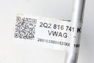 TRUBKY KLIMATIZACE SKODA SCALA 2Q2816741K 1.0L GASOLINE 85KW 2024