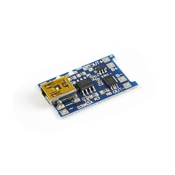 ЗАРЯДНОЕ УСТРОЙСТВО MINIUSB LI-POL CELA TP4056 3,7 В С ЗАБОМ