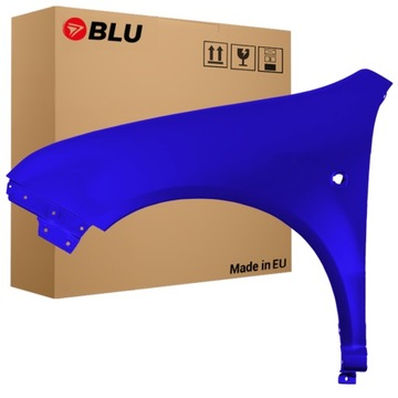 BLU Błotnik SKODA FABIA I 1 6Y 4590 lewy niebieski 99-07 ocynk przód
