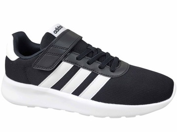 ADIDAS LITE RACER 3.0 IE1133 SPORTOWE BUTY DZIECIĘCE NA GUMKI RZEP CZARNE