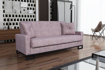 SOFA Z FUNKCJĄ TKANINA WIELE KOLORÓW