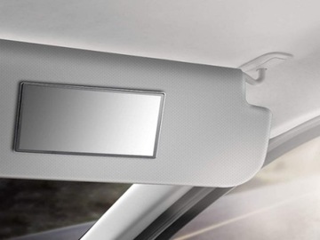 КОСМЕТИЧЕСКОЕ ЗЕРКАЛО ДЛЯ АВТОМОБИЛЯ С КОЗЫРЬКОМ