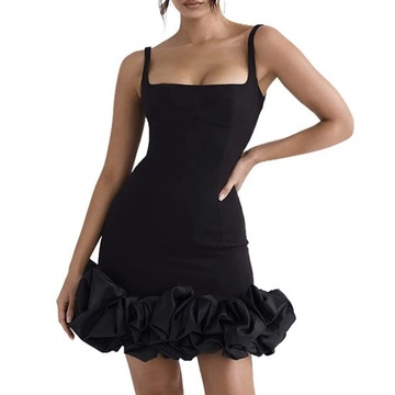 Low Night Solid Slim Women Club Vestidos Dress Dr