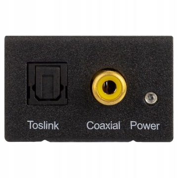 Оптический преобразователь TOSLINK COAXIAL в 2x RCA CINCH