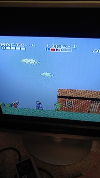 Игра Zelda II The Adventure of Link для Nintendo NES и суперобложка