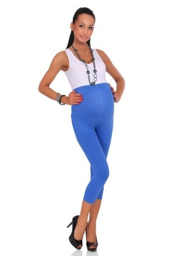 CIĄŻOWE LEGGINSY 3/4 - ELASTYCZNE GETRY PREG34 -XL