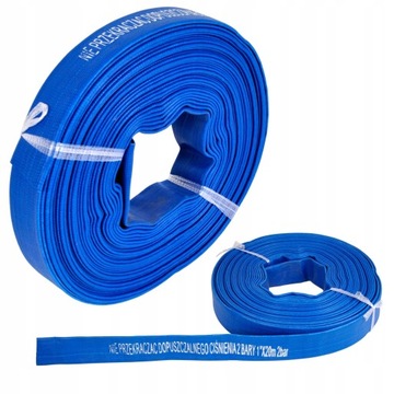 GEKO WĄŻ GUMOWY 1'''' 30M 2 BARY DO WODY PCV POMPA STRAŻACKI WĄŻ G70013