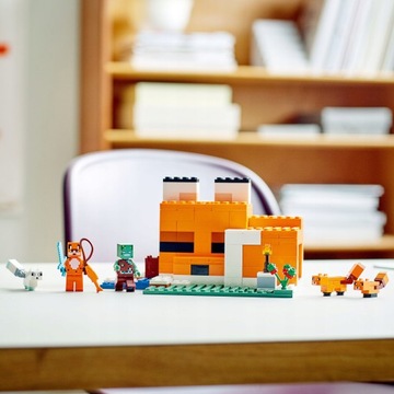 LEGO MINECRAFT RED FOX ОБИТАНИЕ КРАСНАЯ ЛИСА ЗОМБИ