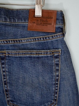 Abercrombie & Fitch ATLETIC Slim niebieski r. 31/32